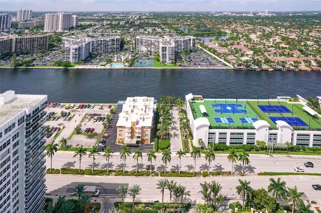 2711 S Ocean Dr Unit 2803, Hollywood, FL 33019 - drone / aerial view with a water view and a city view