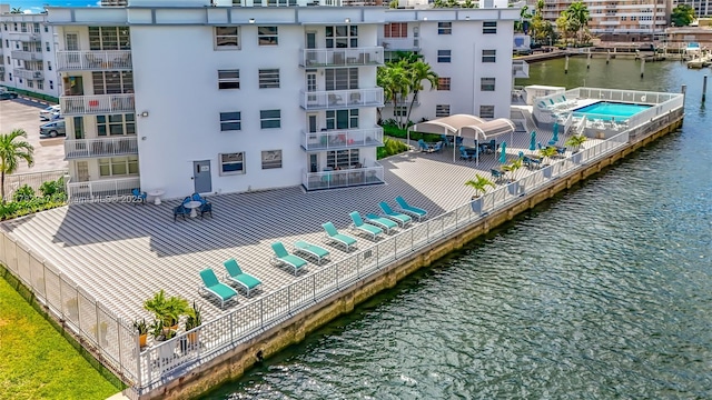 1913 S Ocean Dr Unit 110, Hallandale Beach, FL 33009 - exterior space with a water view