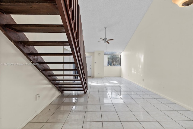 1903 Players Pl, North Lauderdale, FL 33068 - stairway with a ceiling fan and tile patterned floors