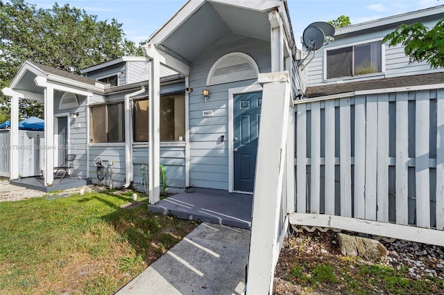 1903 Players Pl, North Lauderdale, FL 33068 - doorway to property featuring a yard