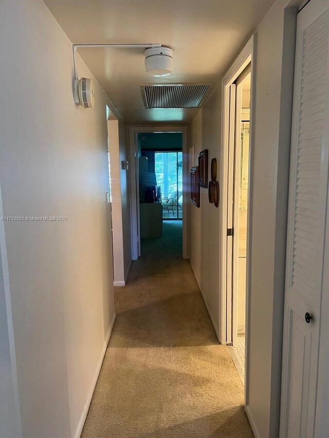 3102 Portofino Pt Unit M2, Coconut Creek, FL 33066 - hall with light carpet and baseboards