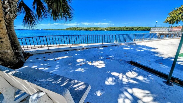 300 Bayview Dr Unit 206, Sunny Isles Beach, FL 33160 - view of swimming pool with a water view