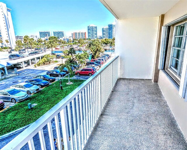 300 Bayview Dr Unit 206, Sunny Isles Beach, FL 33160 - balcony featuring a city view
