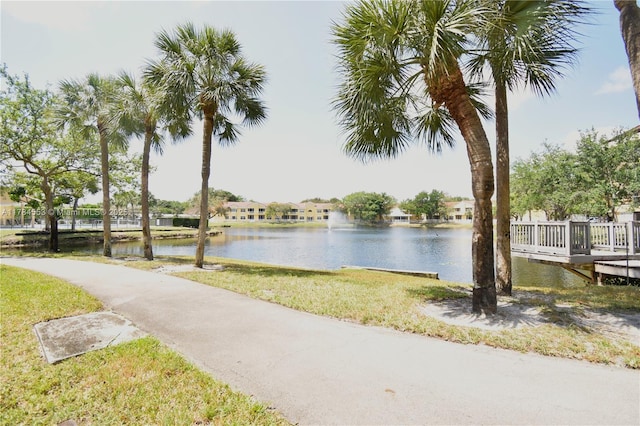 property view of water