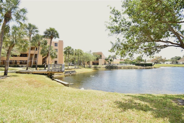 view of water feature
