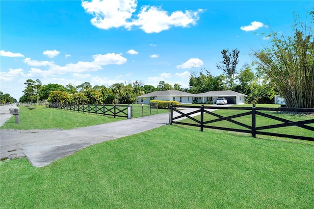 17746 48th Ct N, Loxahatchee, FL 33470 - fenced yard with concrete driveway
