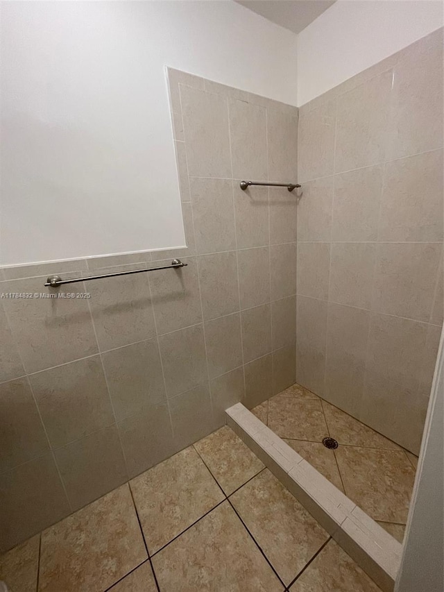 271 NW 57th Ct, Miami, FL 33126 - full bathroom featuring tile patterned flooring and a tile shower