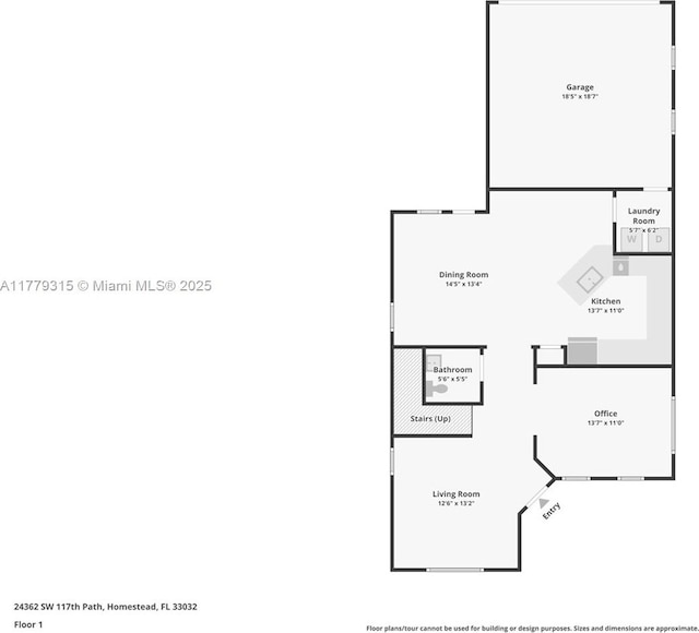 24362 SW 117th Path, Homestead, FL 33032 - plan