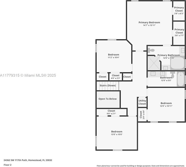 24362 SW 117th Path, Homestead, FL 33032 - plan