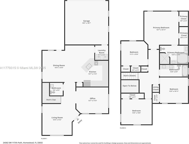 24362 SW 117th Path, Homestead, FL 33032 - view of layout