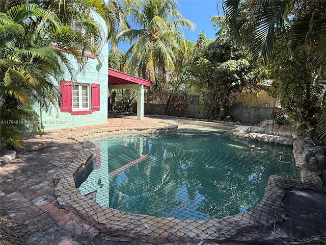 1722 Jefferson Ave, Miami Beach, FL 33139 - pool featuring a patio area and fence