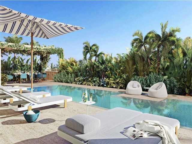 304 Ocean Dr Unit 302, Miami Beach, FL 33139 - outdoor pool with a patio
