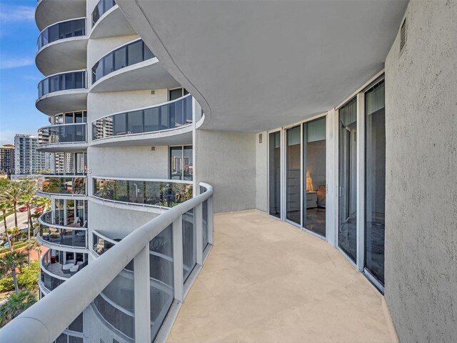 17201 Collins Ave Unit 704, Sunny Isles Beach, FL 33160 - balcony with visible vents and a city view