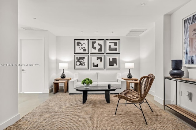 650 NE 32nd St Unit Bh6, Miami, FL 33137 - living area featuring baseboards