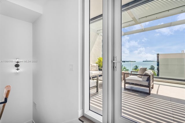 650 NE 32nd St Unit Bh6, Miami, FL 33137 - doorway with a water view