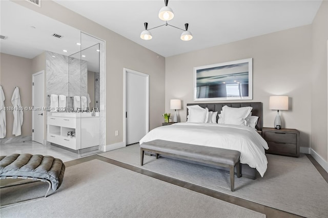 650 NE 32nd St Unit Bh6, Miami, FL 33137 - carpeted bedroom featuring baseboards and recessed lighting