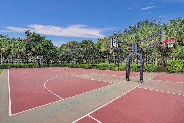 16519 SW 54th Ct, Miramar, FL 33027 - view of basketball court featuring community basketball court and view of scattered trees