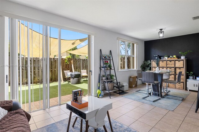 1074 NE 41st Pl, Homestead, FL 33033 - living area with tile patterned flooring