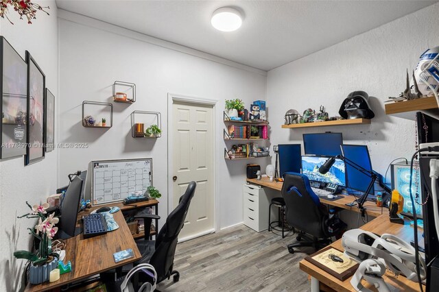 1074 NE 41st Pl, Homestead, FL 33033 - office with wood finished floors