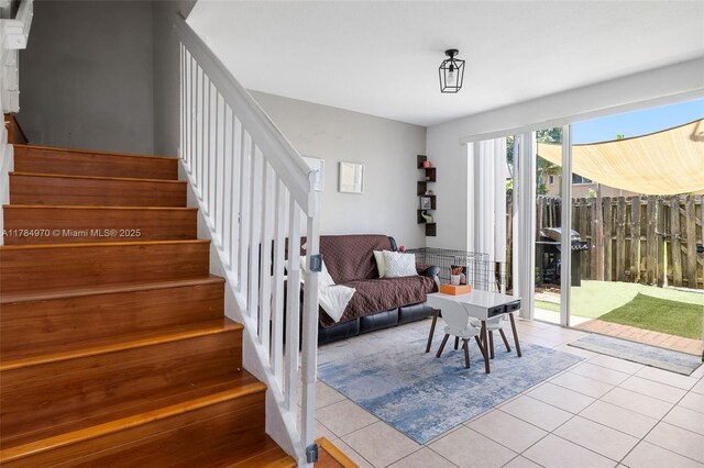 1074 NE 41st Pl, Homestead, FL 33033 - stairway with tile patterned flooring