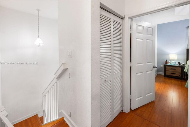 1074 NE 41st Pl, Homestead, FL 33033 - hall with hardwood / wood-style flooring and baseboards
