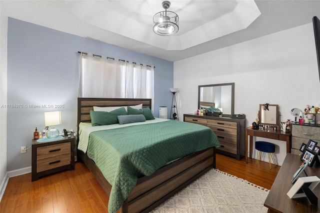 1074 NE 41st Pl, Homestead, FL 33033 - bedroom featuring a raised ceiling and light wood-style flooring