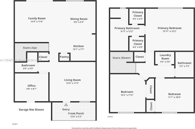 1074 NE 41st Pl, Homestead, FL 33033 - view of property floor plan