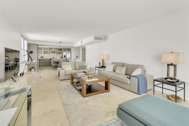 9250 W Bay Harbor Dr Unit 5C, Bay Harbor Islands, FL 33154 - living room with visible vents