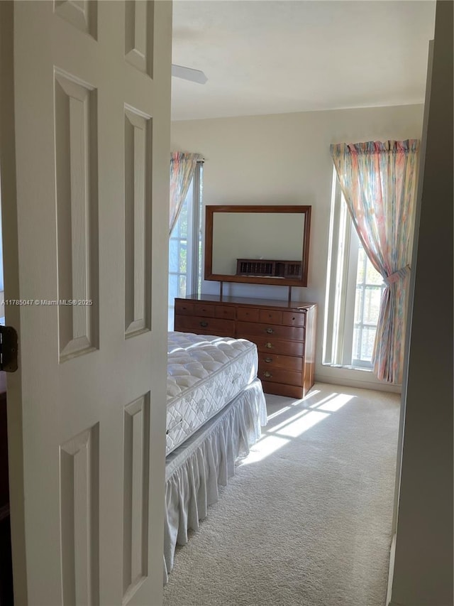 bedroom featuring carpet floors