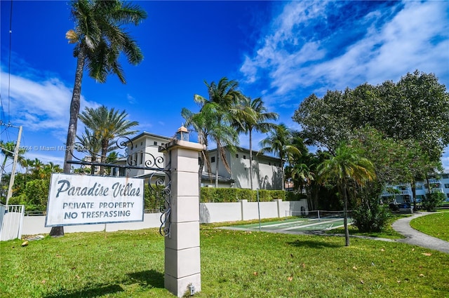 581 Blue Heron Dr Unit 112-B, Hallandale Beach, FL 33009 - community sign with fence and a lawn