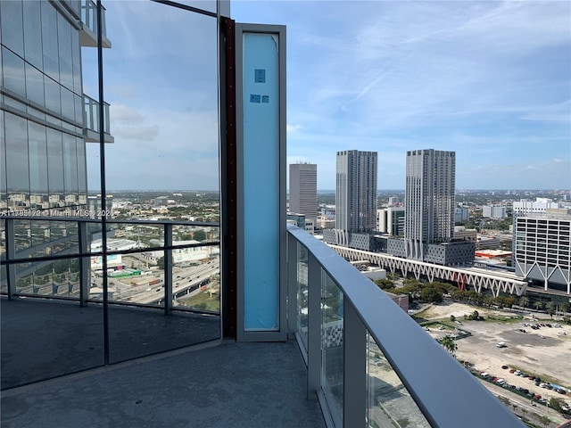 851 NE 1st Ave Unit 3002, Miami, FL 33132 - balcony with a city view