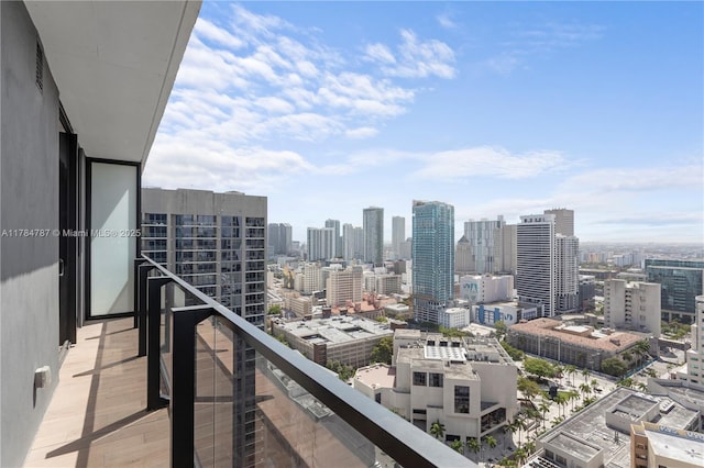 398 NE 5th St Unit 2419, Miami, FL 33132 - balcony with a view of city