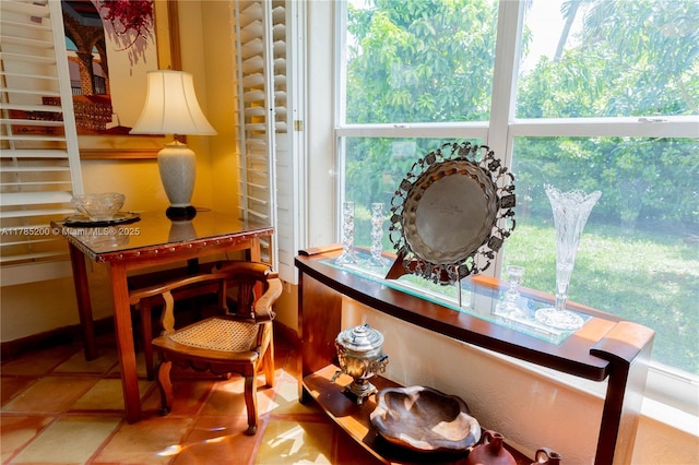 view of living area