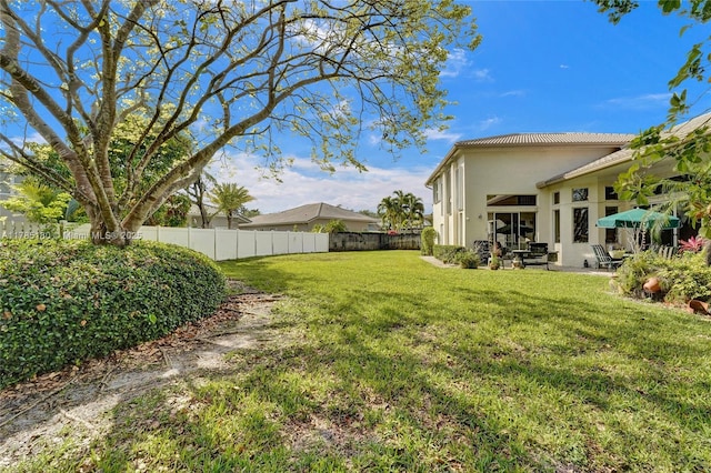 1951 NW 167th Ter, Pembroke Pines, FL 33028 - view of yard with a patio area and a fenced backyard