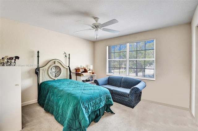 1951 NW 167th Ter, Pembroke Pines, FL 33028 - carpeted bedroom with ceiling fan and baseboards
