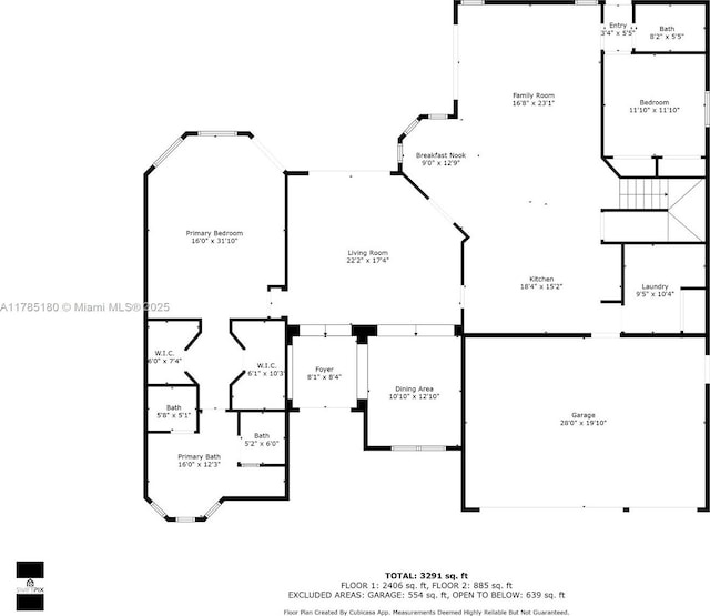 1951 NW 167th Ter, Pembroke Pines, FL 33028 - floor plan