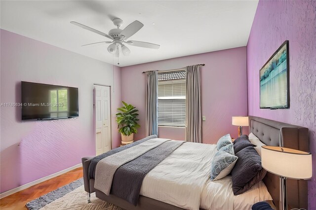 11257 NW 51st St, Coral Springs, FL 33076 - bedroom featuring ceiling fan