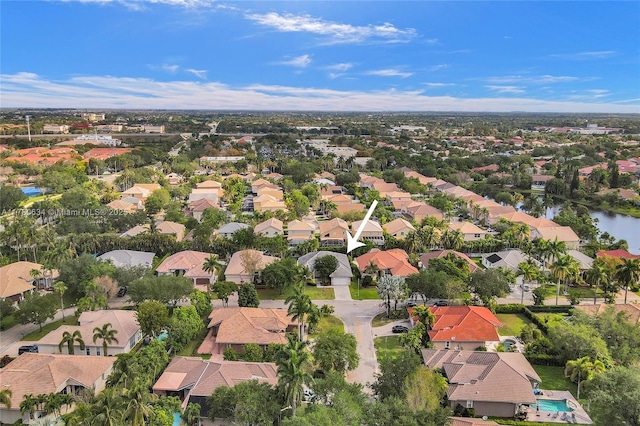 11257 NW 51st St, Coral Springs, FL 33076 - drone / aerial view with a residential view
