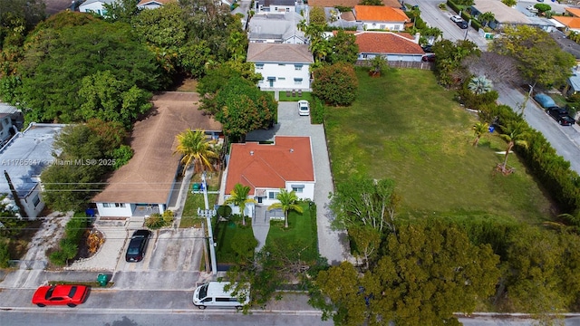 drone / aerial view featuring a residential view