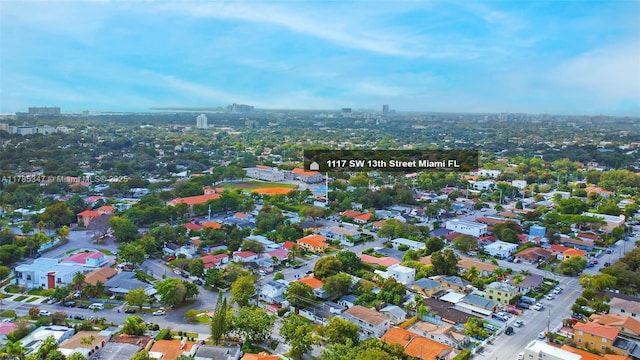 bird's eye view featuring a view of city