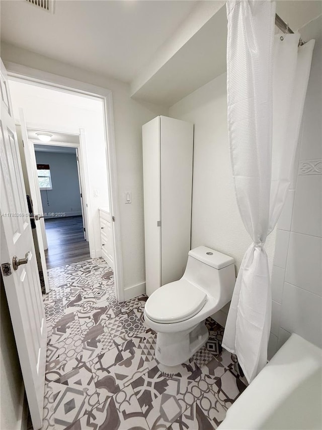 1601 S Flagler Dr Unit 211O, West Palm Beach, FL 33401 - bathroom with visible vents and toilet