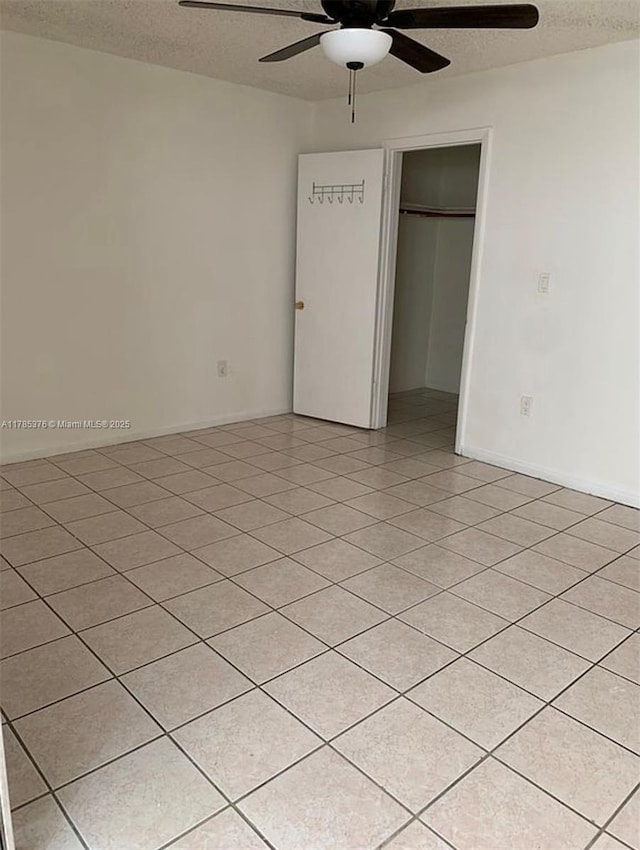1810 W 56th St Unit 3127, Hialeah, FL 33012 - empty room with ceiling fan and a textured ceiling