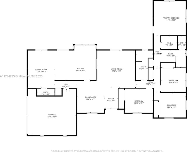 15801 SW 77th Ct, Palmetto Bay, FL 33157 - home floor plan