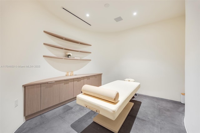 3581 E Glencoe St Unit 309, Miami, FL 33133 - misc room featuring concrete flooring and recessed lighting