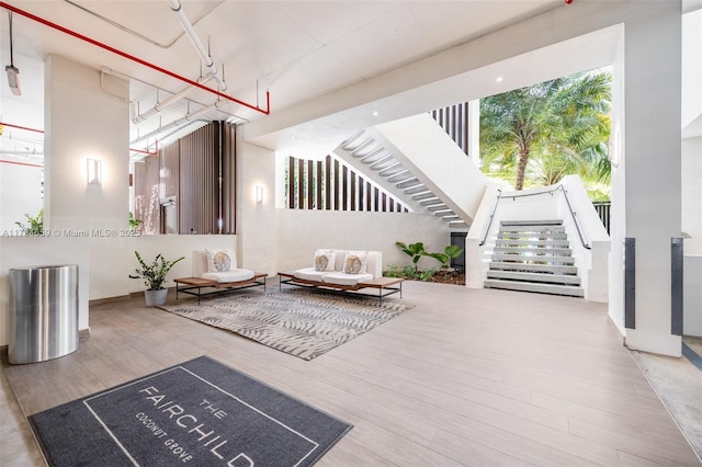 3581 E Glencoe St Unit 309, Miami, FL 33133 - community lobby with stairs