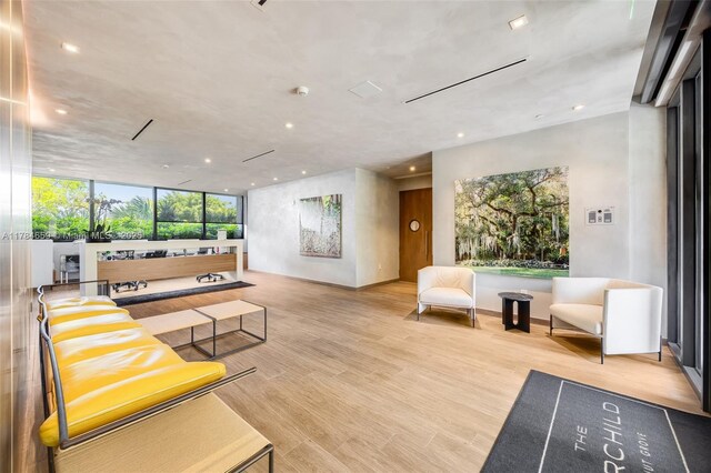 3581 E Glencoe St Unit 309, Miami, FL 33133 - community lobby with recessed lighting