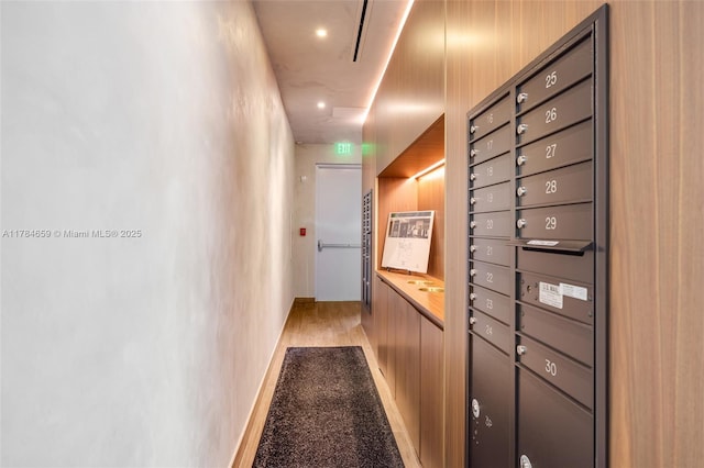 3581 E Glencoe St Unit 309, Miami, FL 33133 - hall with light colored carpet