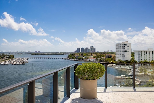 3581 E Glencoe St Unit 309, Miami, FL 33133 - water view with nearby urban area