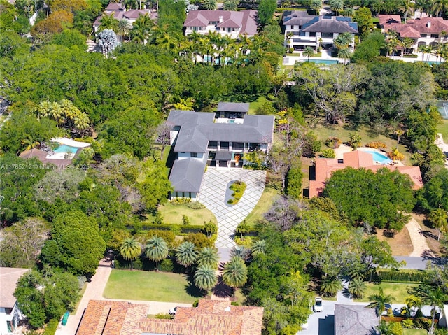 8825 SW 64th Ct, Pinecrest, FL 33156 - aerial perspective of suburban area