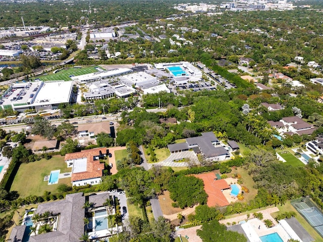 8825 SW 64th Ct, Pinecrest, FL 33156 - drone / aerial view of a pool area